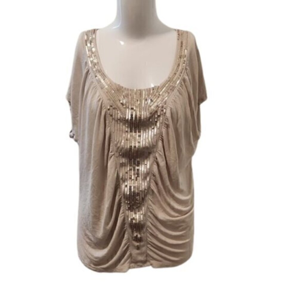 [Apt 9] Scoop Neck Short Sleeve Top - Size L